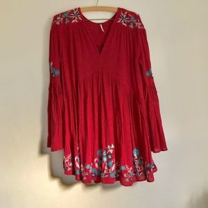 Free People Embroidered Dress